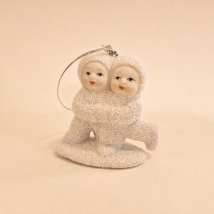 Department 56 Snow Babies Ornament with Silver Accents
